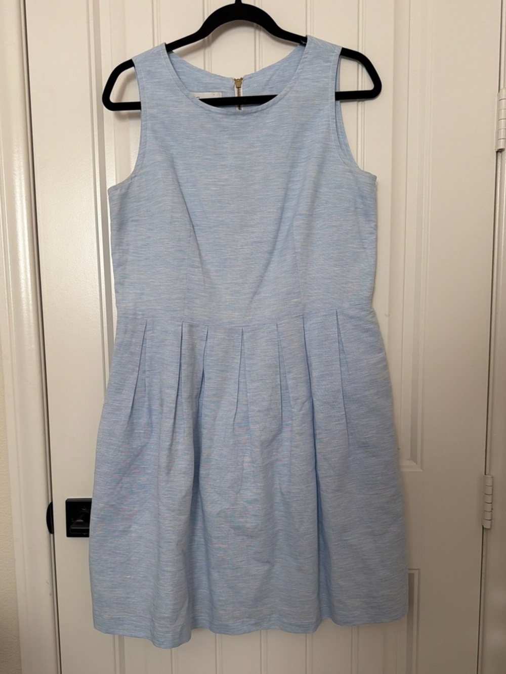Sara Campbell | Linen Blend Fit and Flare Dress